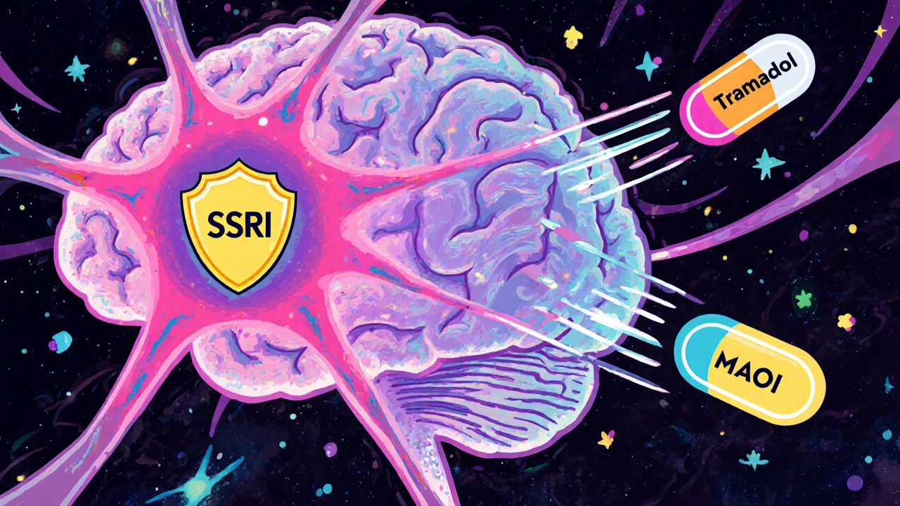 SSRI Antidepressants and Serotonin Syndrome Risk from Drug Interactions