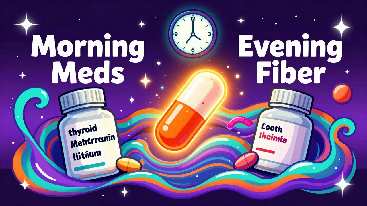 Fiber Supplements and Constipation: When to Take Them With Medications